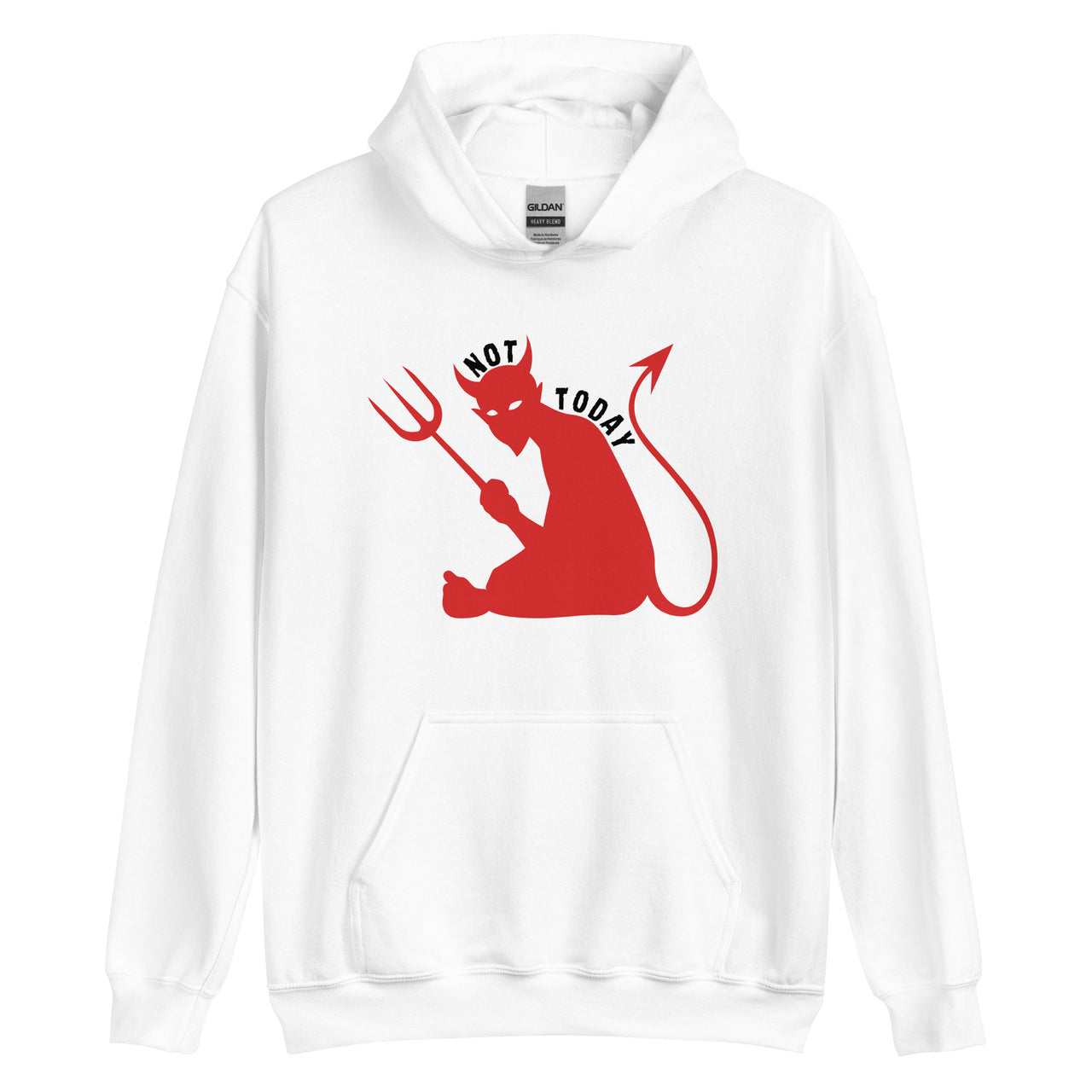 "Not Today Satan" Unisex Hoodie 10