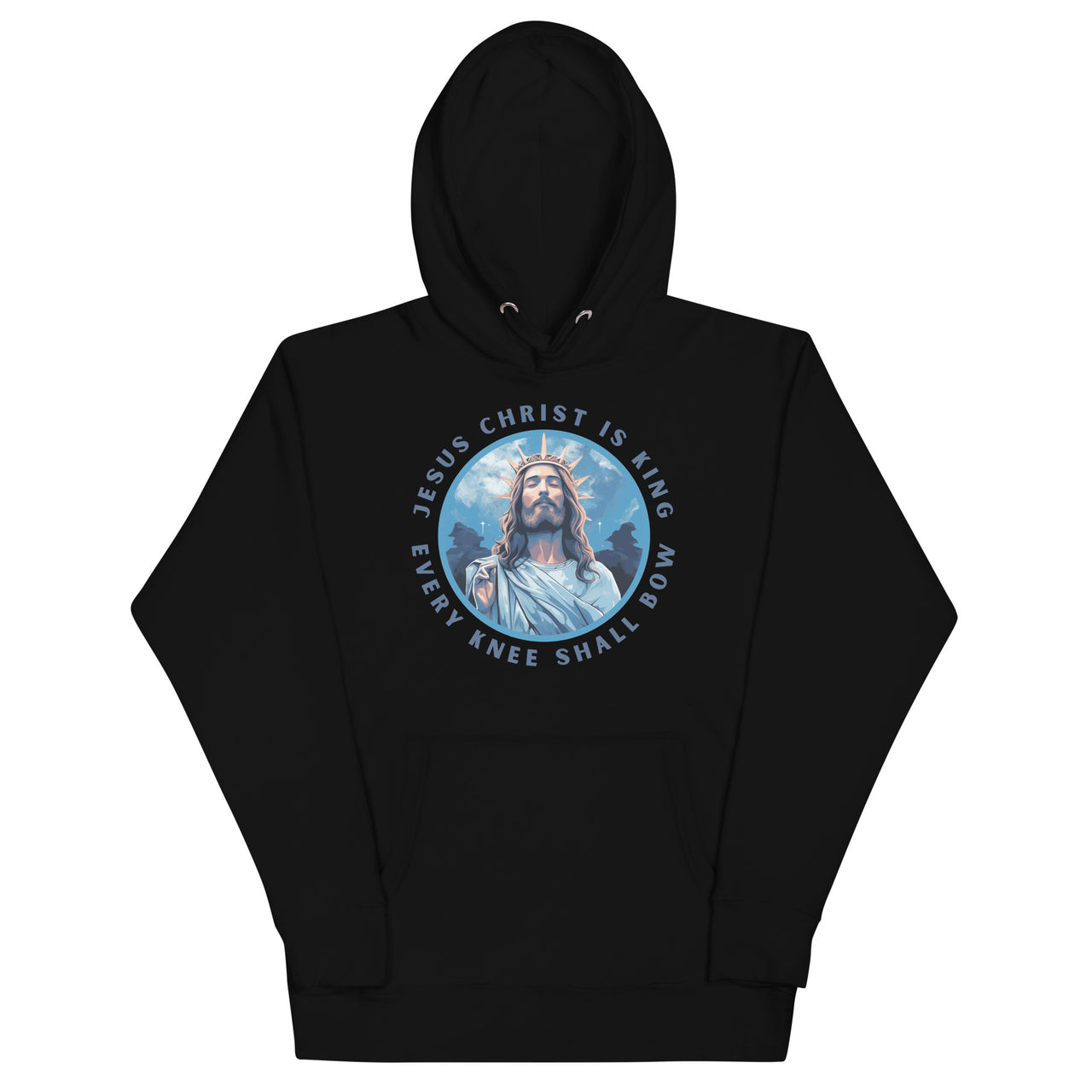 "Every Knee Shall Bow" Unisex Premium Hoodie 1