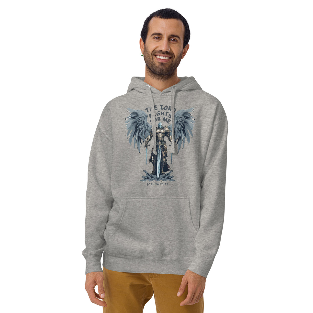“The Lord Fights for Me” Unisex Premium Hoodie 4