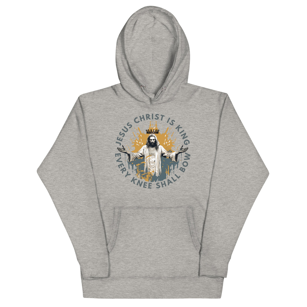 "Every Knee Shall Bow" Unisex Premium Hoodie 3