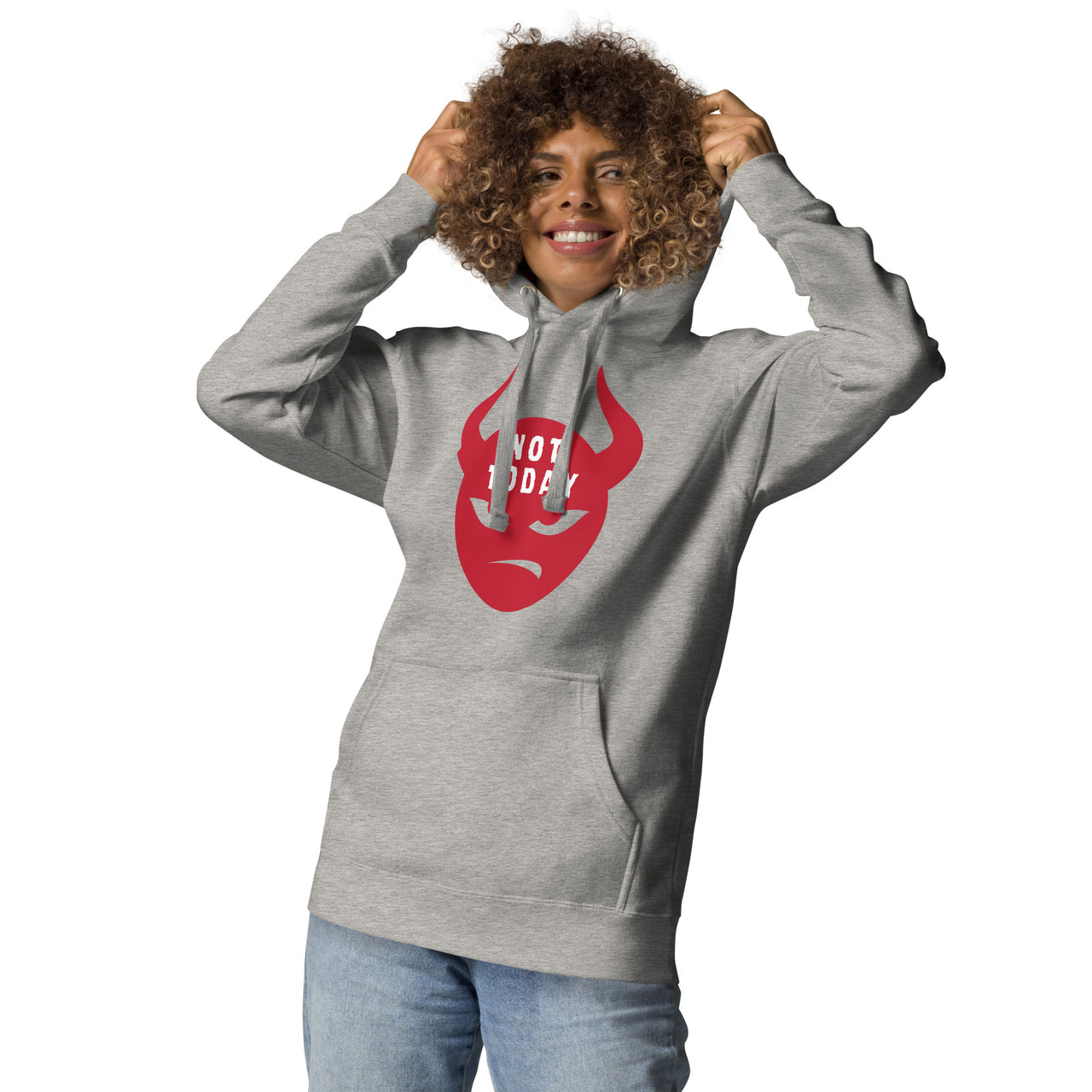 "Not Today Satan" Unisex Premium Hoodie 9