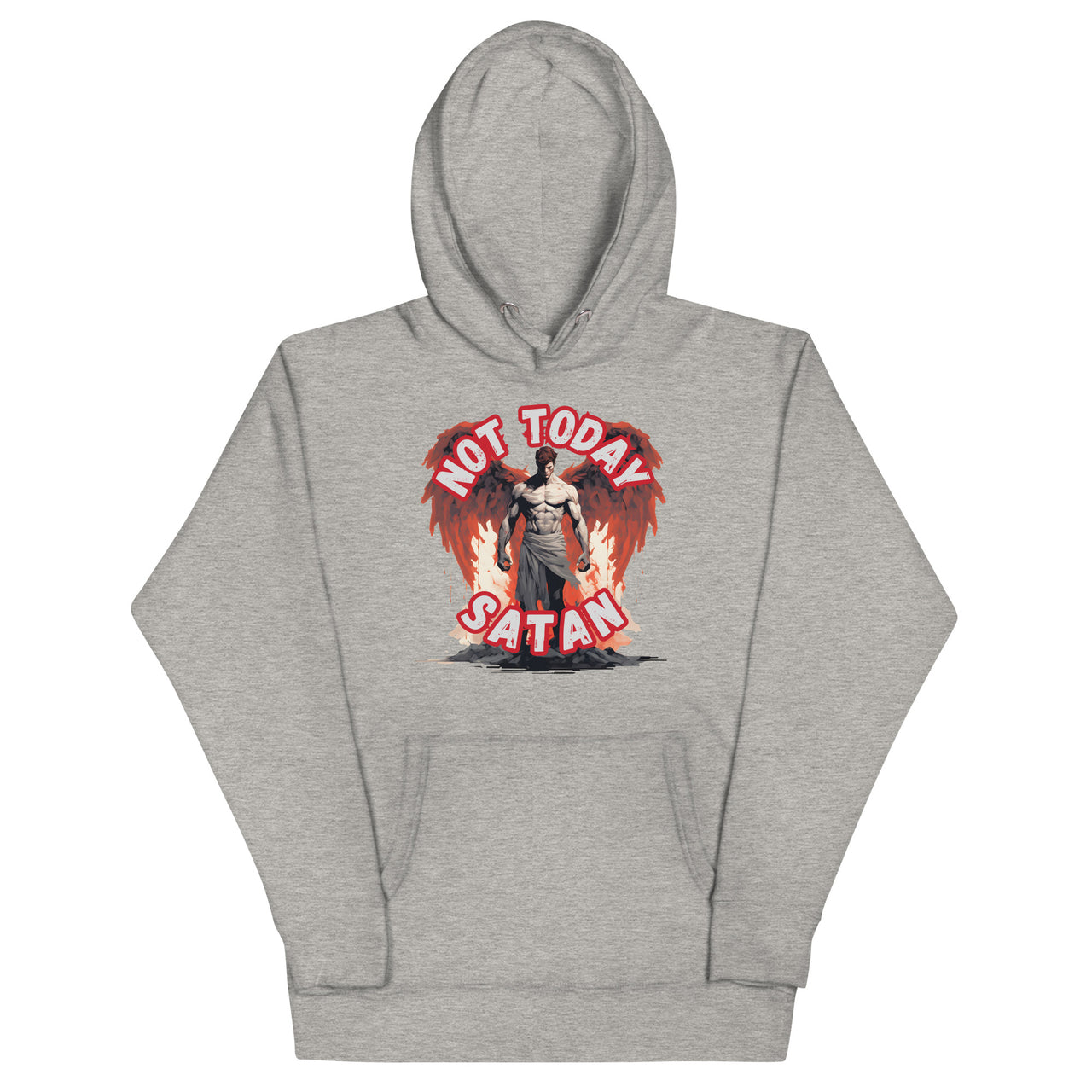 "Not Today Satan" Unisex Premium Hoodie 1