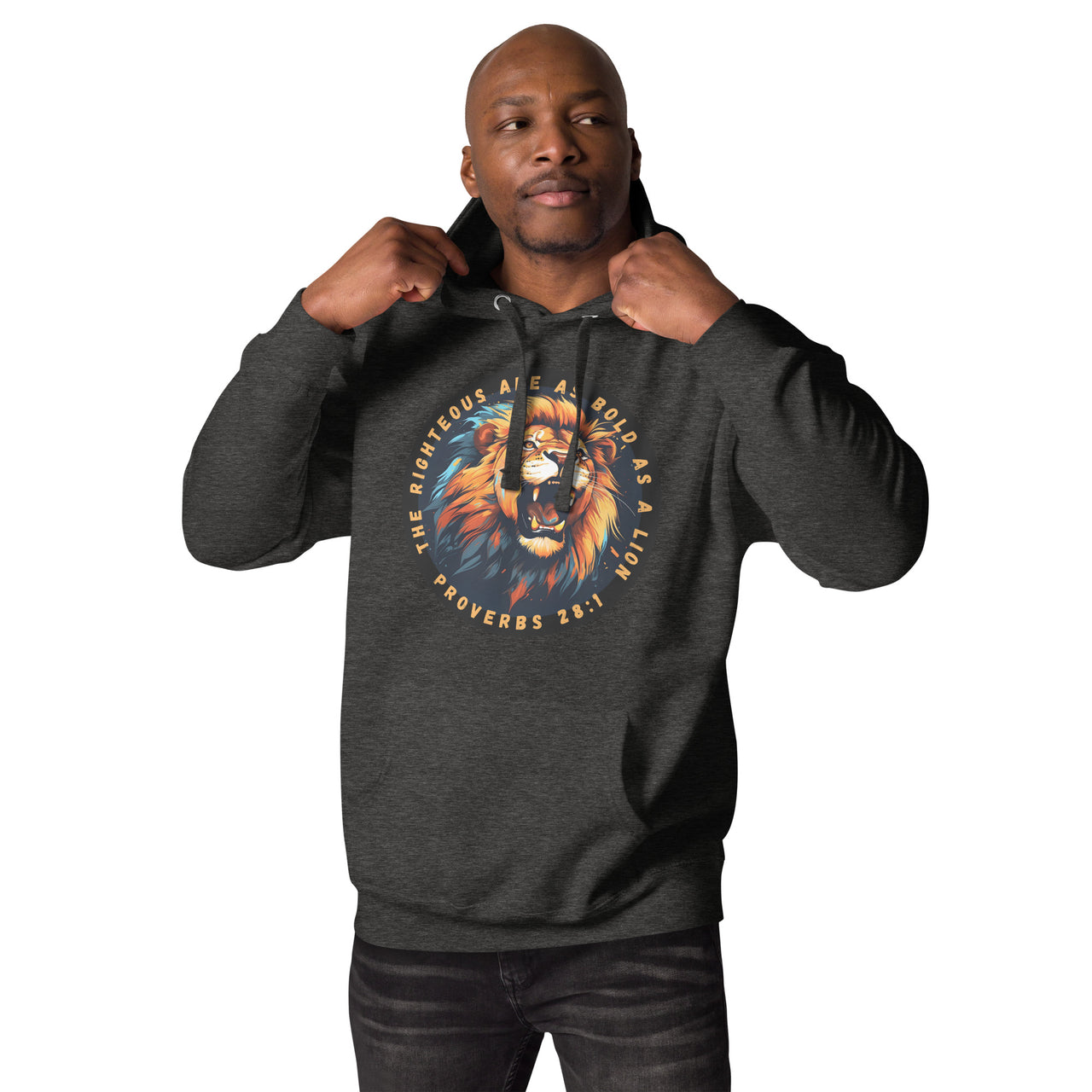 “Bold as a Lion” Unisex Premium Hoodie 1