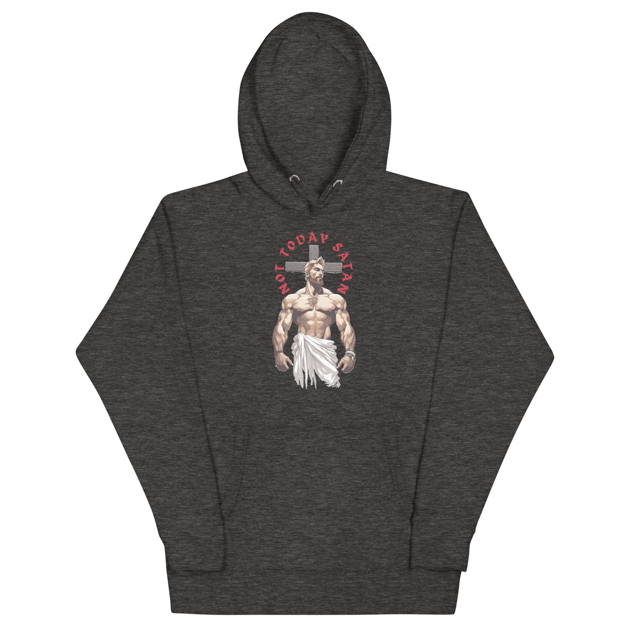 "Not Today Satan" Unisex Premium Hoodie 3