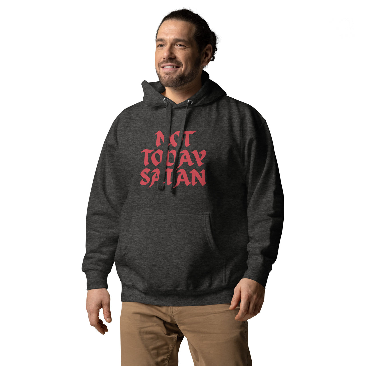 "Not Today Satan" Unisex Premium Hoodie 13