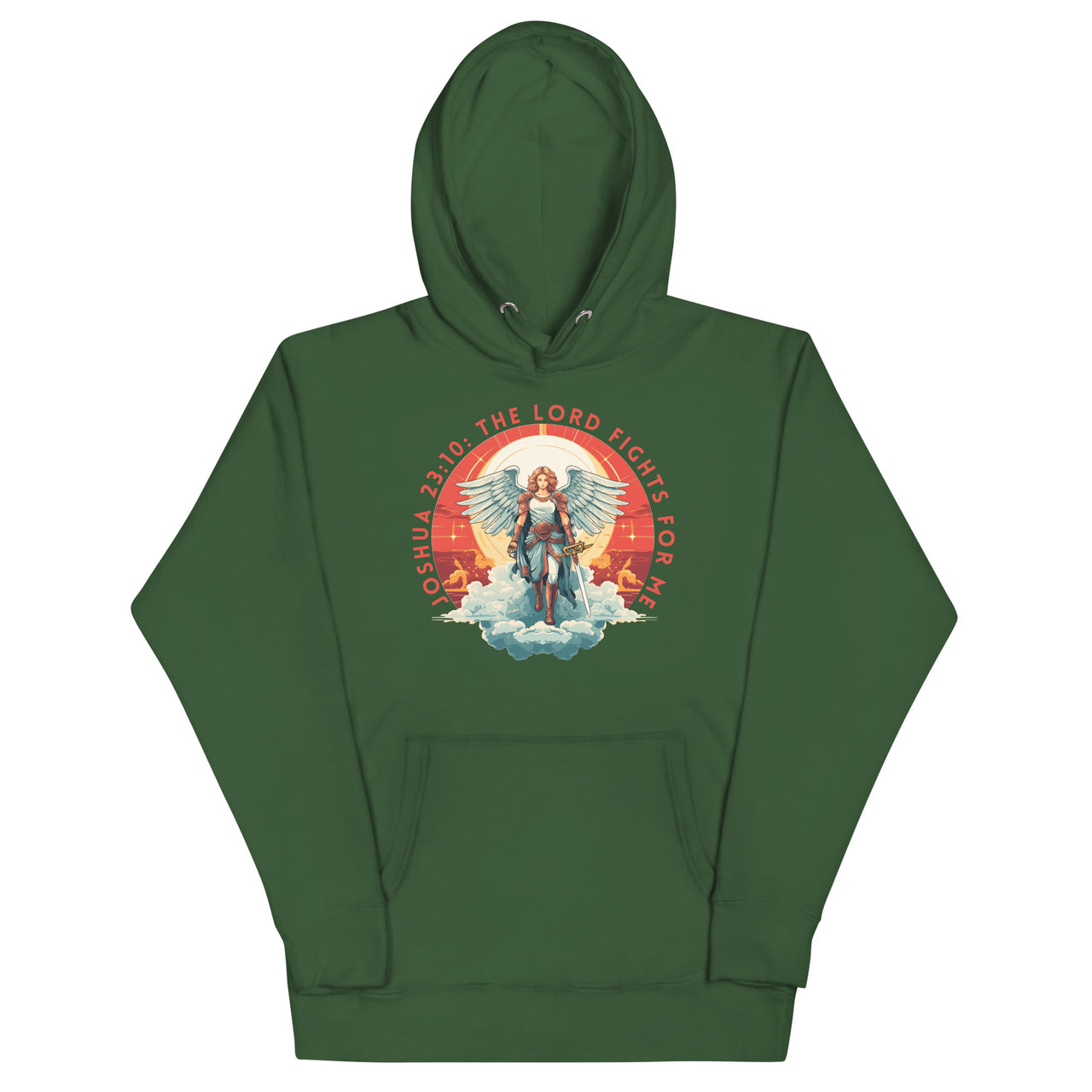 “The Lord Fights for Me” Unisex Premium Hoodie 3