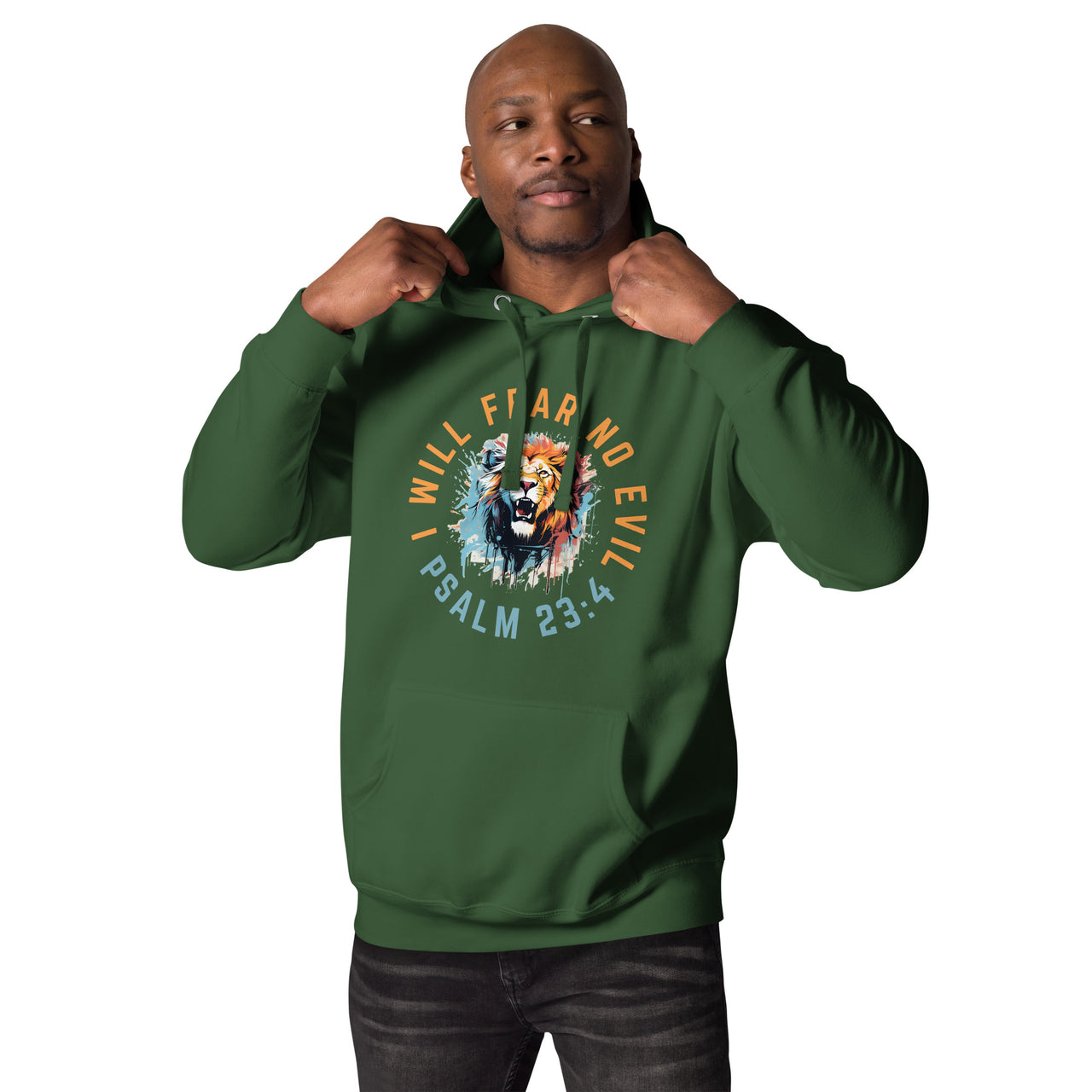 “Fear No Evil" Unisex Premium Hoodie 8