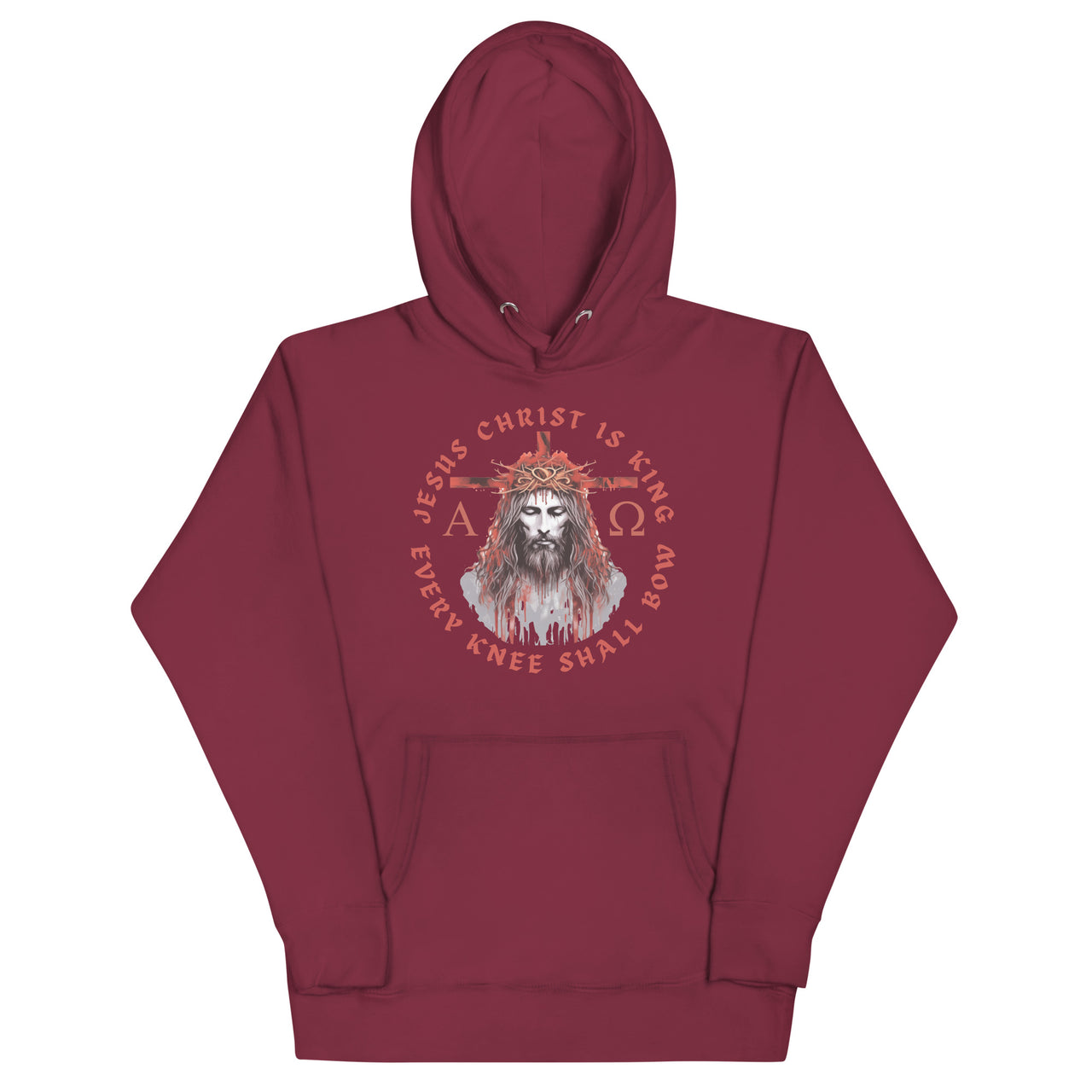 "Every Knee Shall Bow" Unisex Premium Hoodie 5