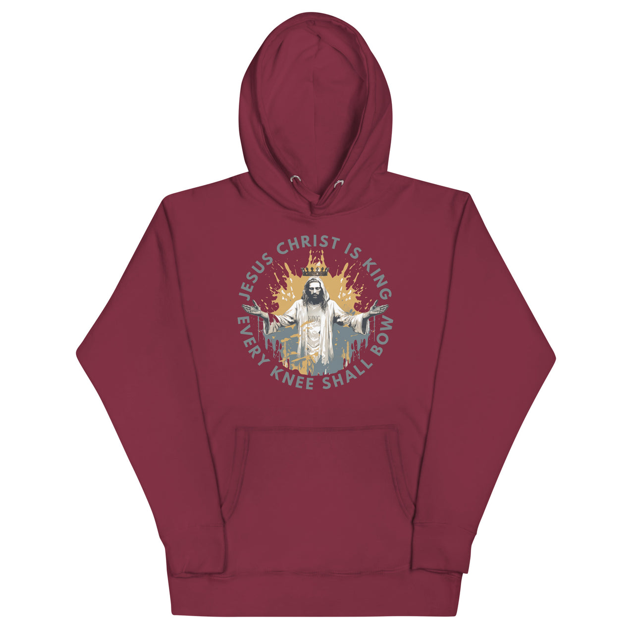 "Every Knee Shall Bow" Unisex Premium Hoodie 3