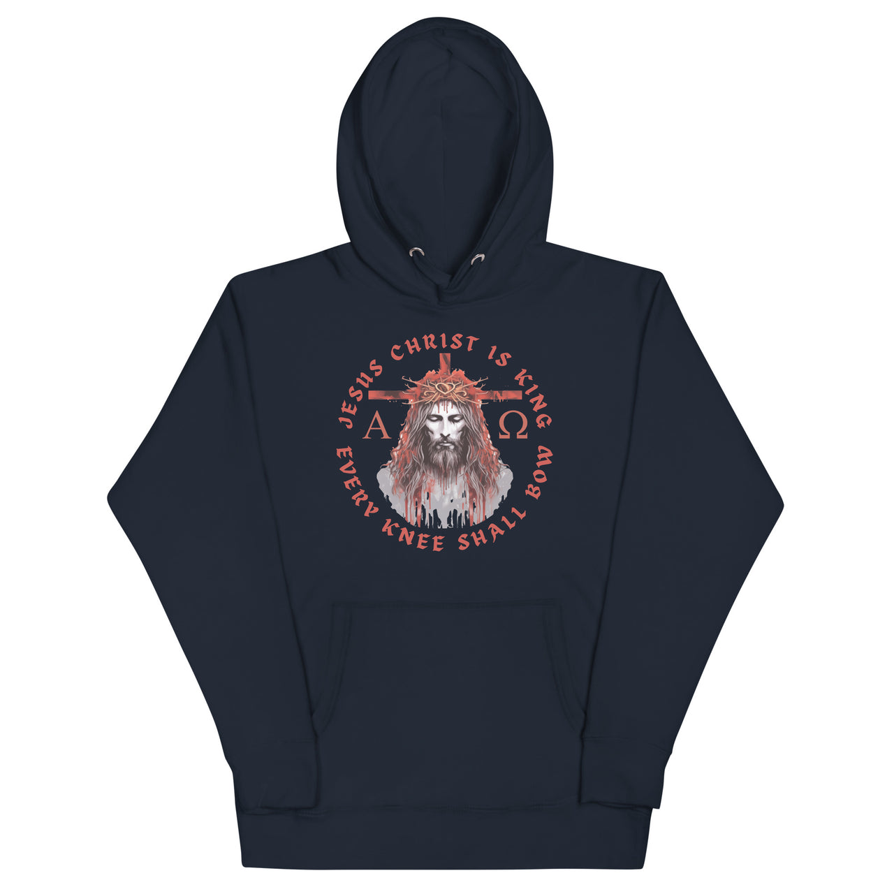 "Every Knee Shall Bow" Unisex Premium Hoodie 5