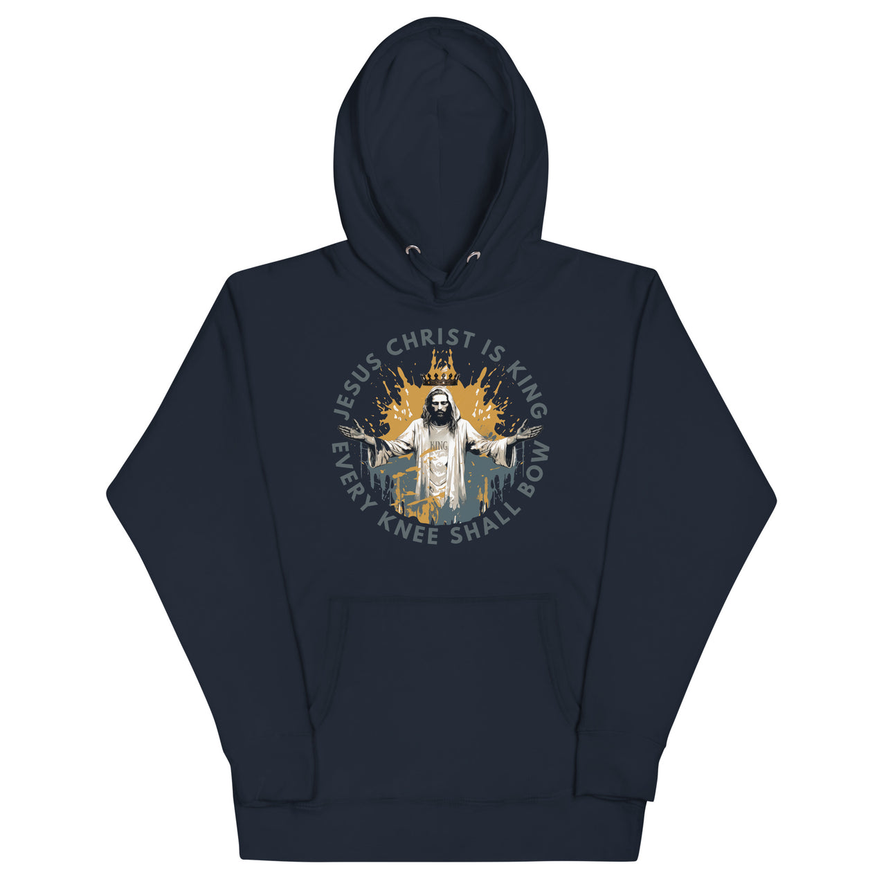 "Every Knee Shall Bow" Unisex Premium Hoodie 3
