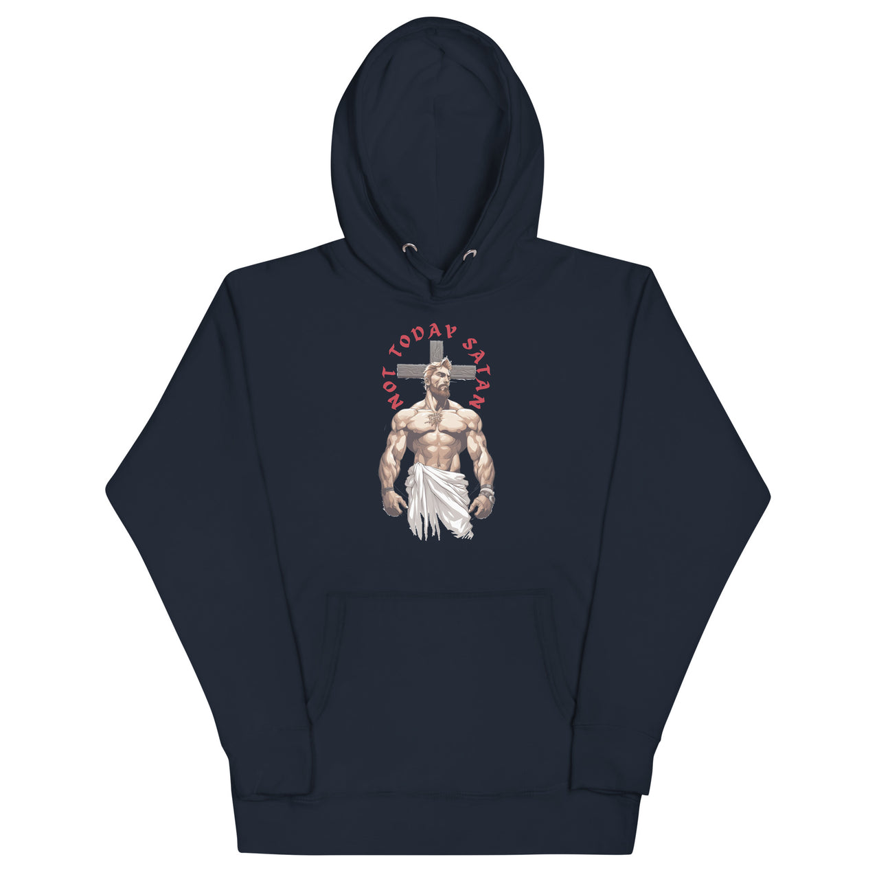 "Not Today Satan" Unisex Premium Hoodie 3