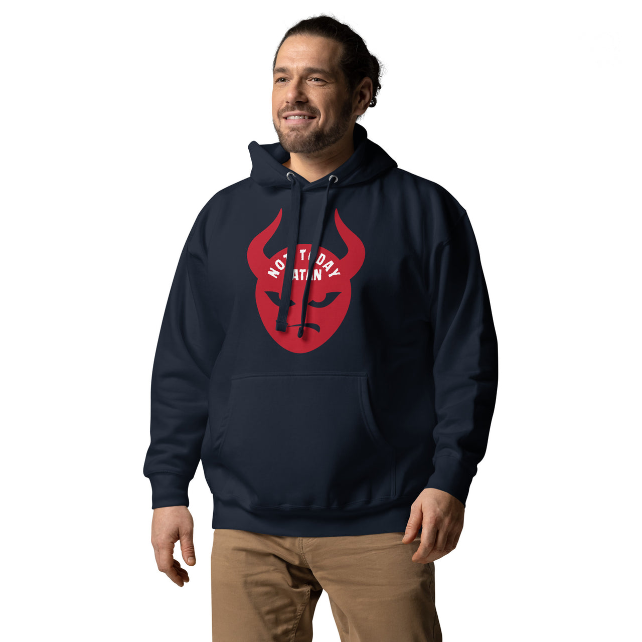 "Not Today Satan" Unisex Premium Hoodie 2