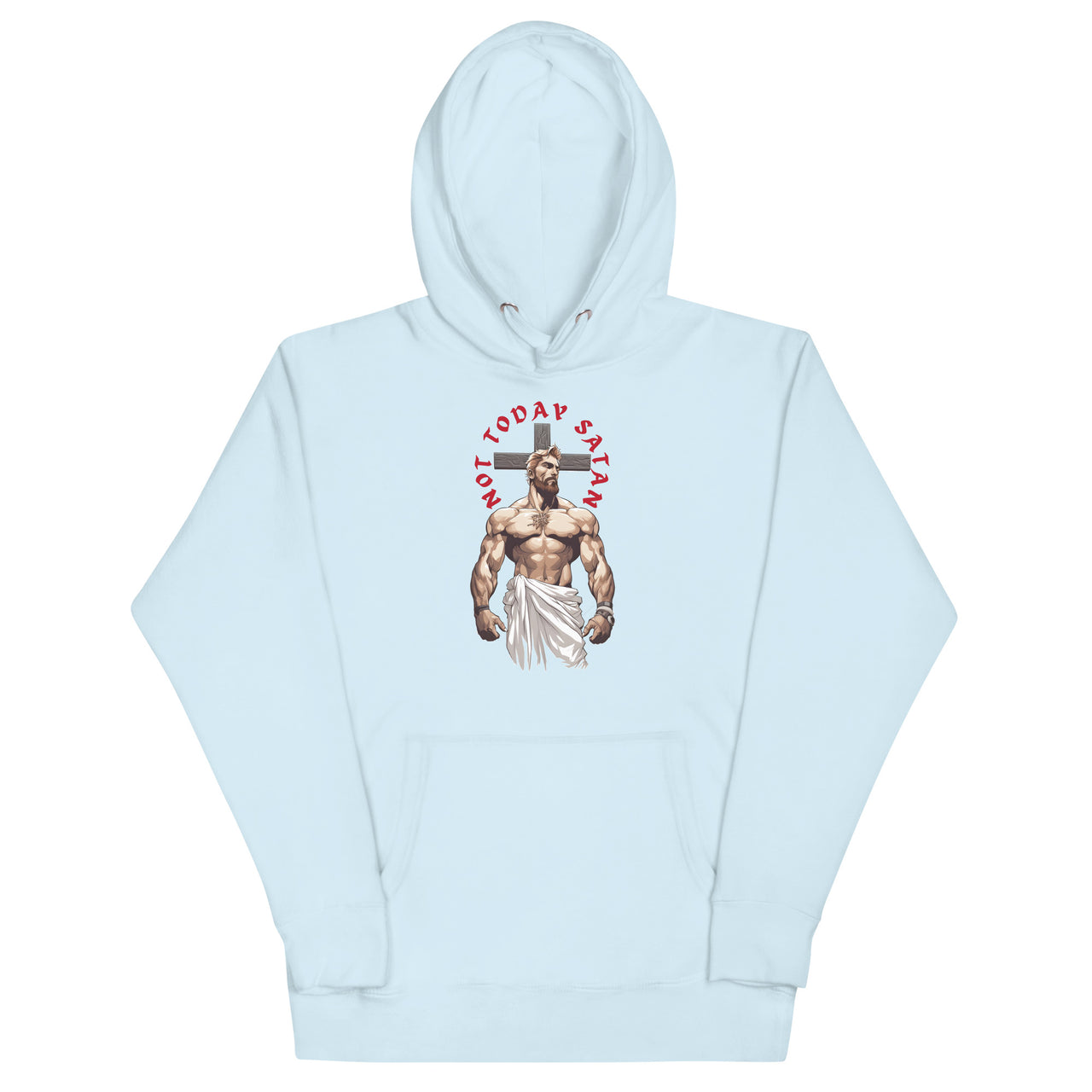 "Not Today Satan" Unisex Premium Hoodie 3
