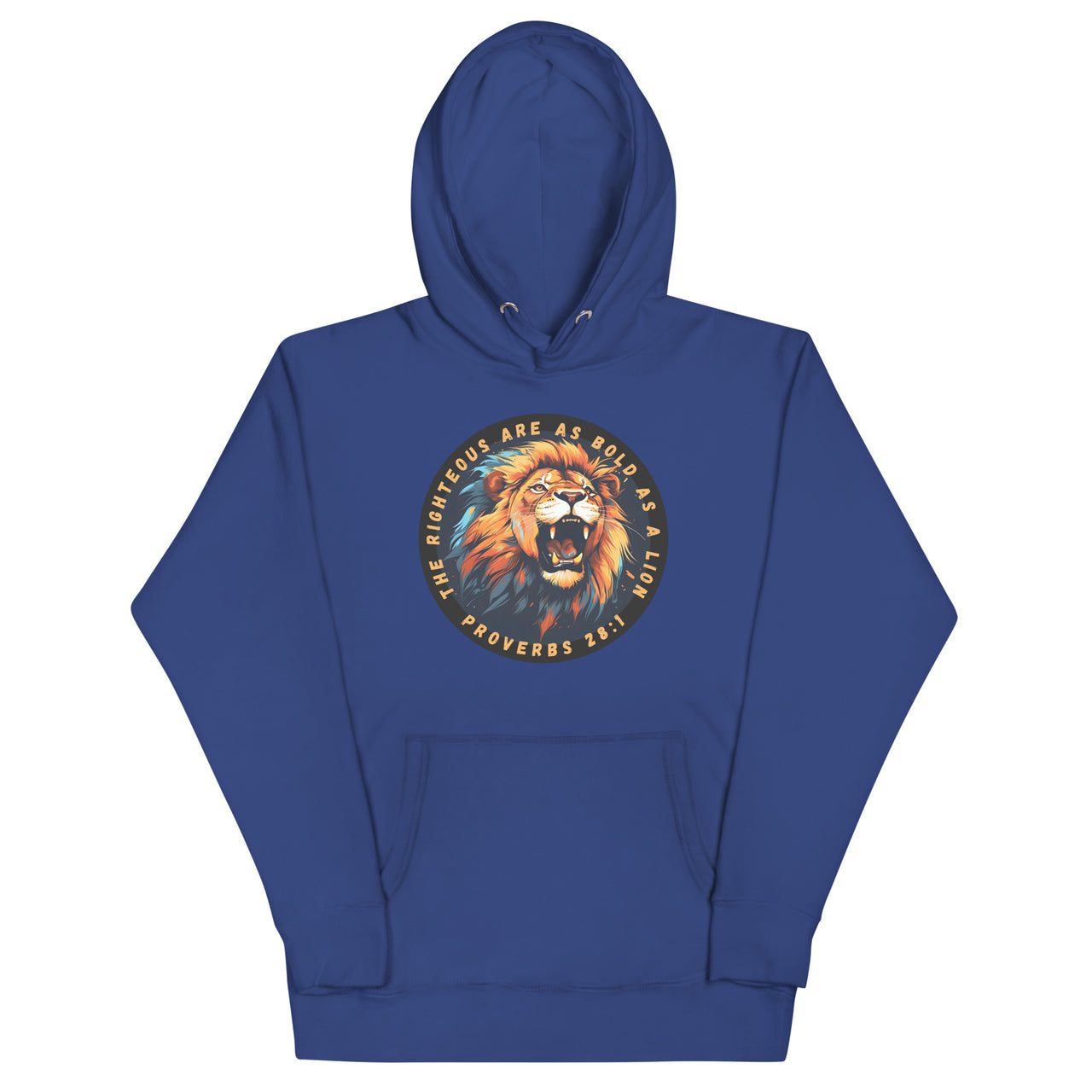“Bold as a Lion” Unisex Premium Hoodie 1
