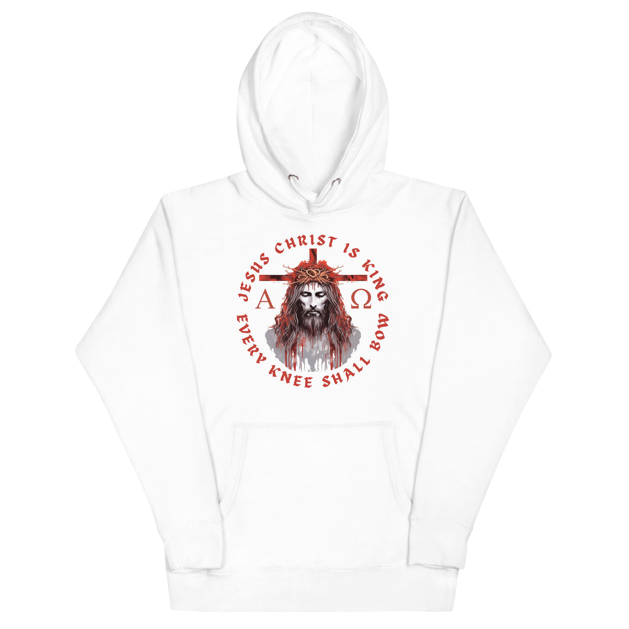 "Every Knee Shall Bow" Unisex Premium Hoodie 5