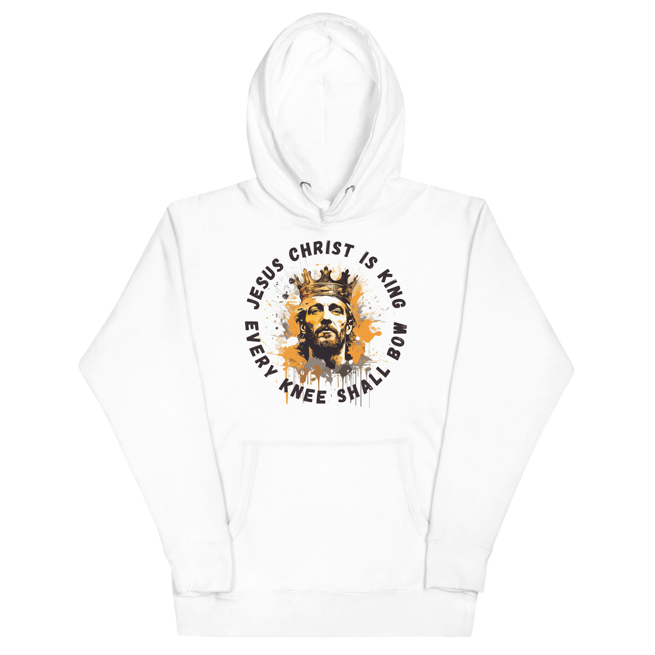 "Every Knee Shall Bow" Unisex Premium Hoodie 4
