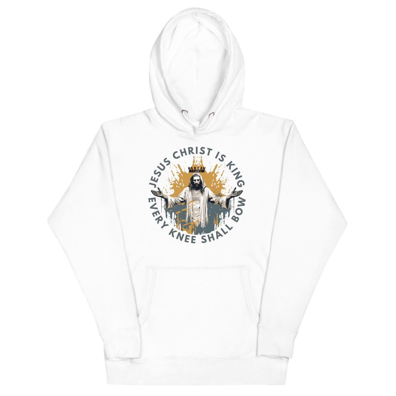 "Every Knee Shall Bow" Unisex Premium Hoodie 3