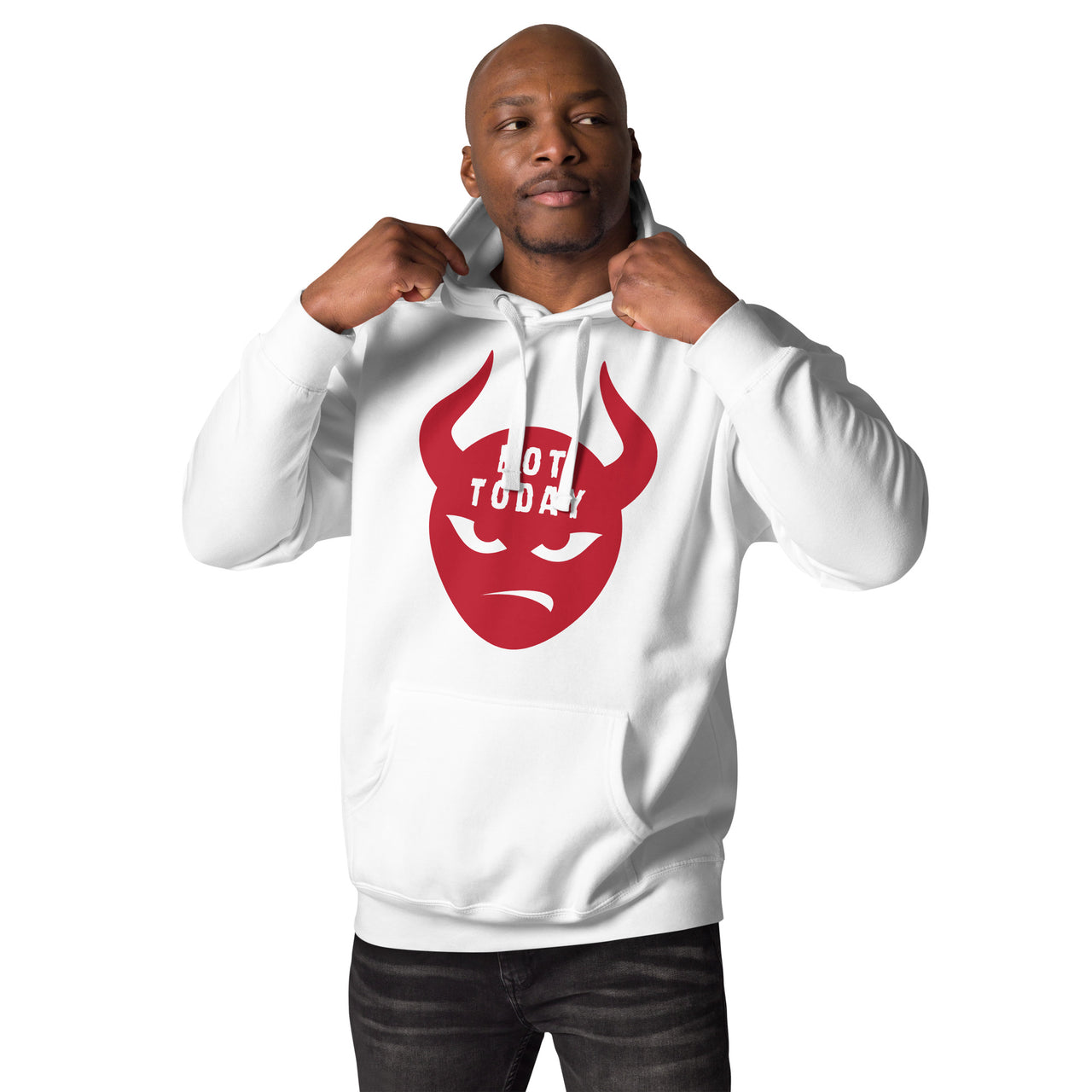 "Not Today Satan" Unisex Premium Hoodie 9