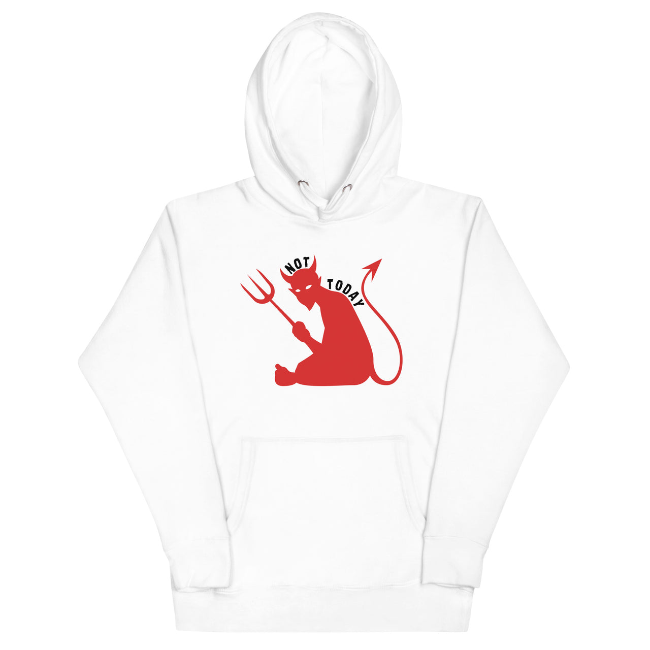 "Not Today Satan" Unisex Premium Hoodie 10