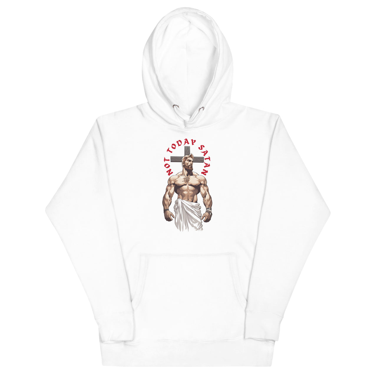 "Not Today Satan" Unisex Premium Hoodie 3