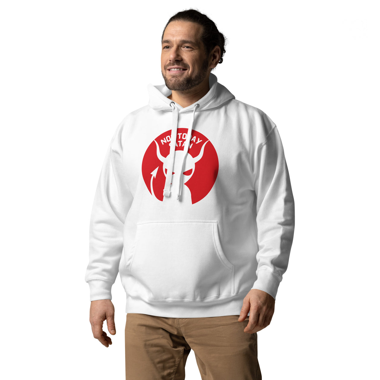 "Not Today Satan" Unisex Premium Hoodie 8