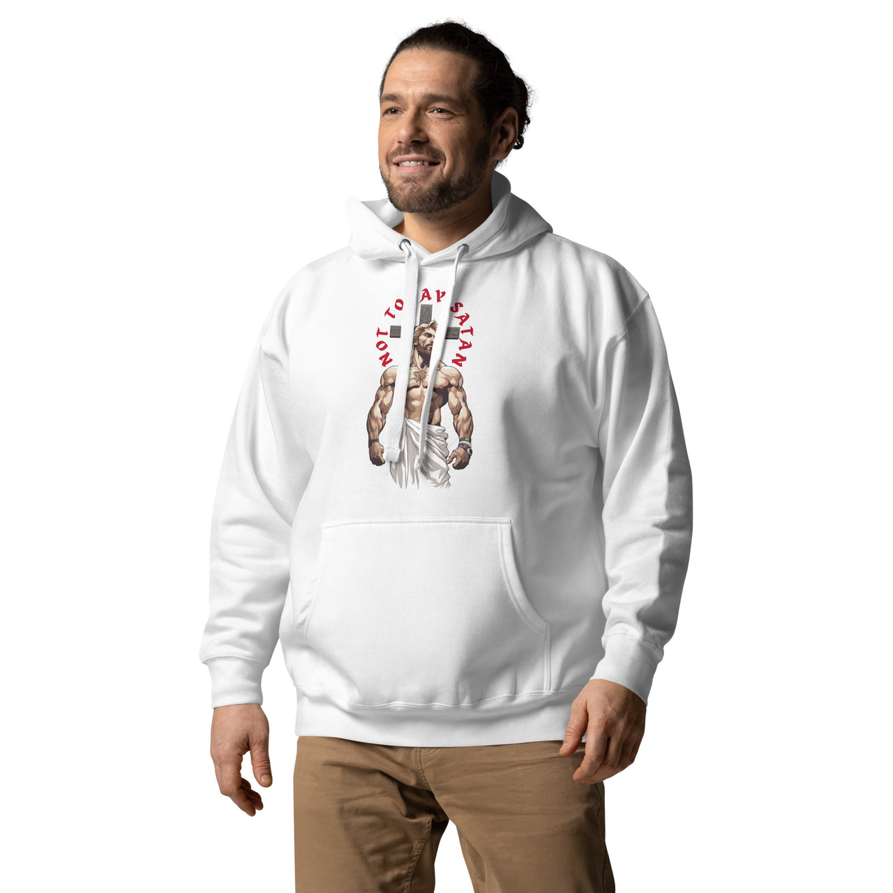 "Not Today Satan" Unisex Premium Hoodie 3