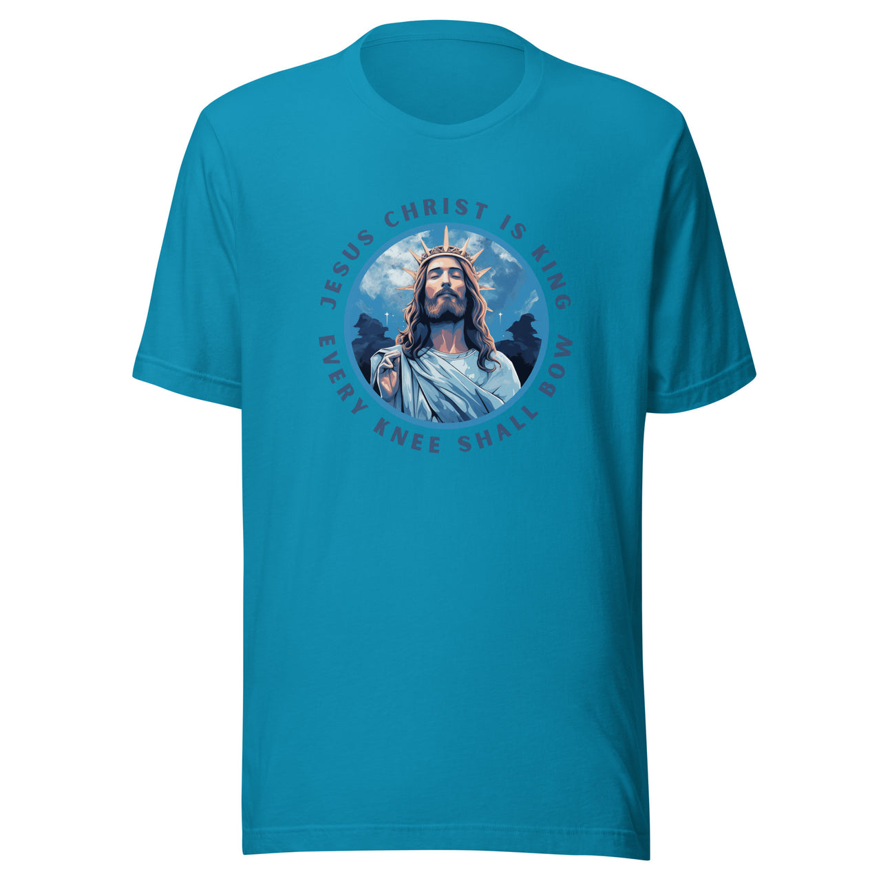 "Every Knee Shall Bow" Unisex Staple T-Shirt 1