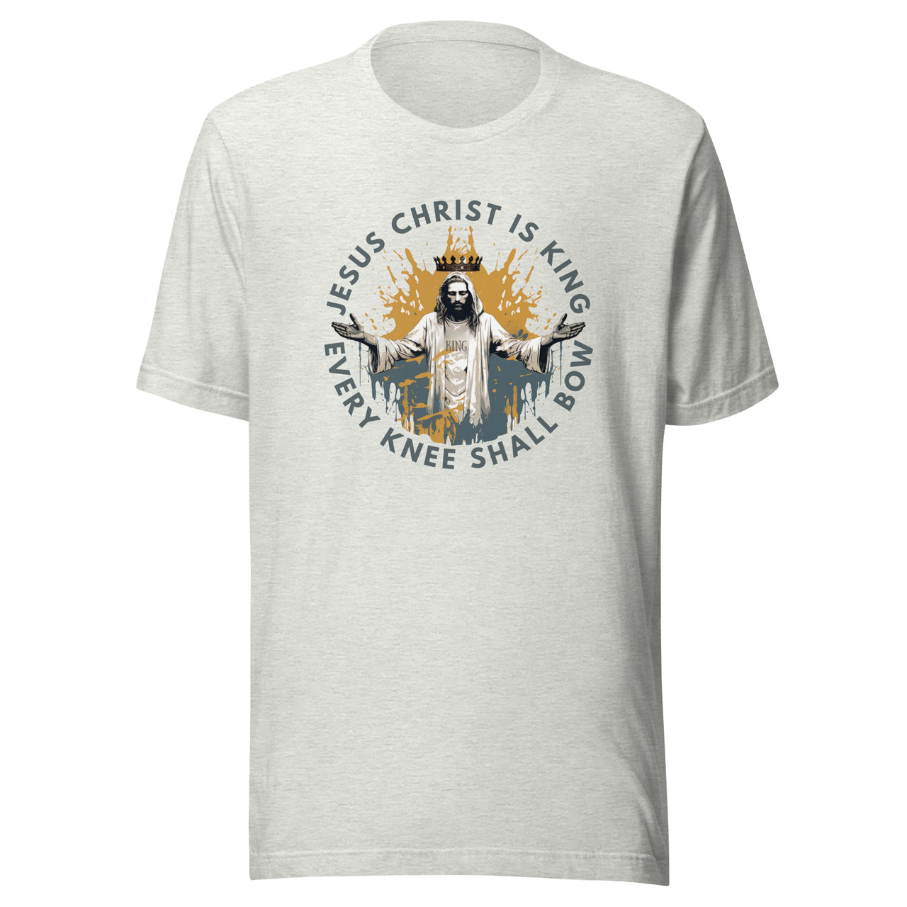 "Every Knee Shall Bow" Unisex Staple T-Shirt 3