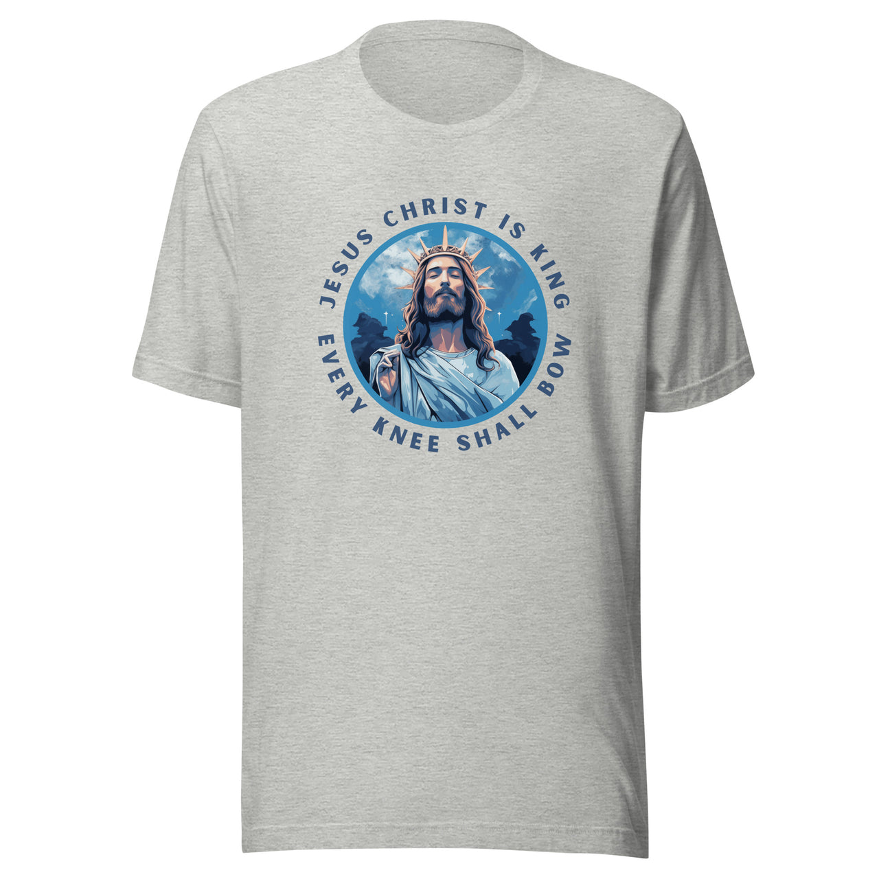 "Every Knee Shall Bow" Unisex Staple T-Shirt 1