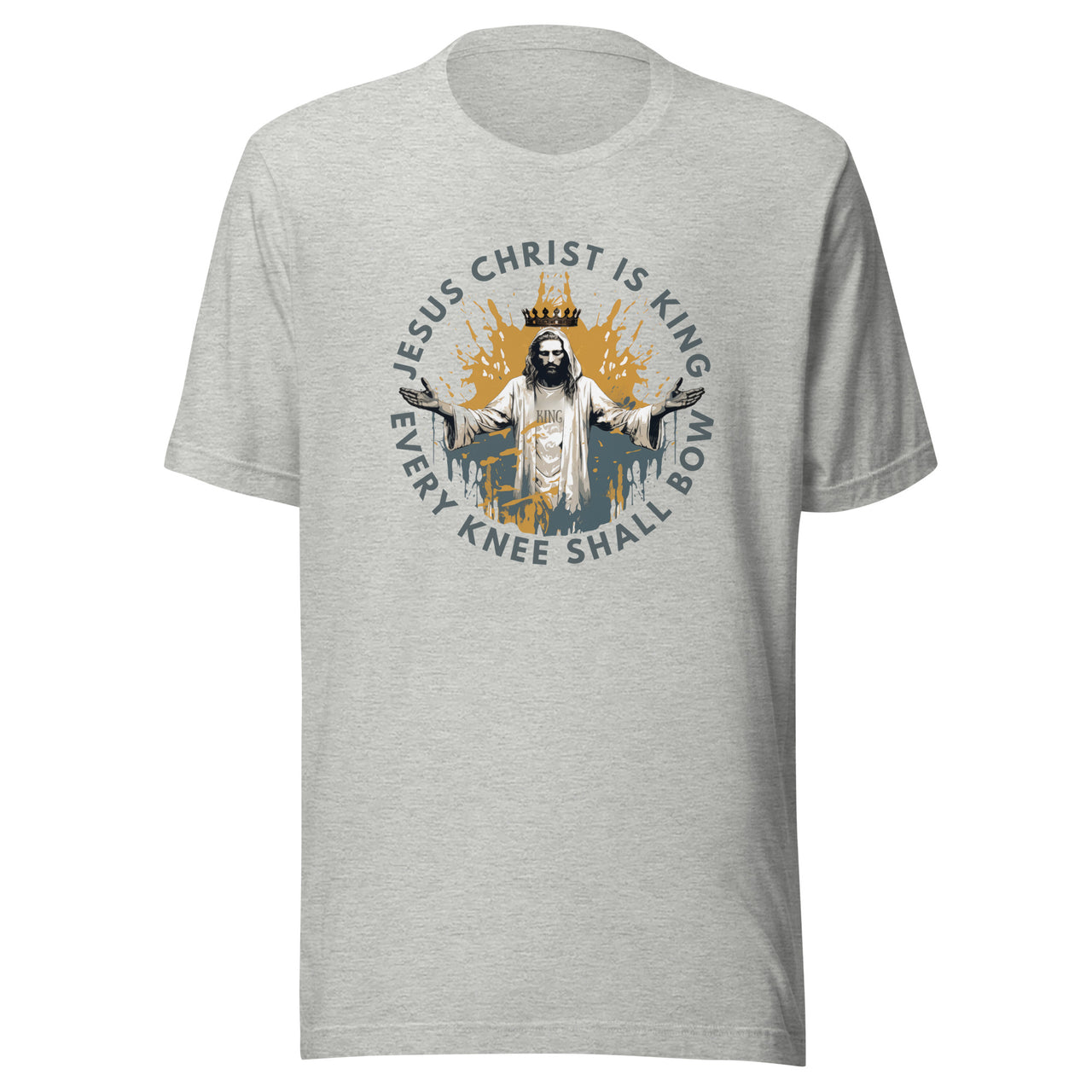 "Every Knee Shall Bow" Unisex Staple T-Shirt 3