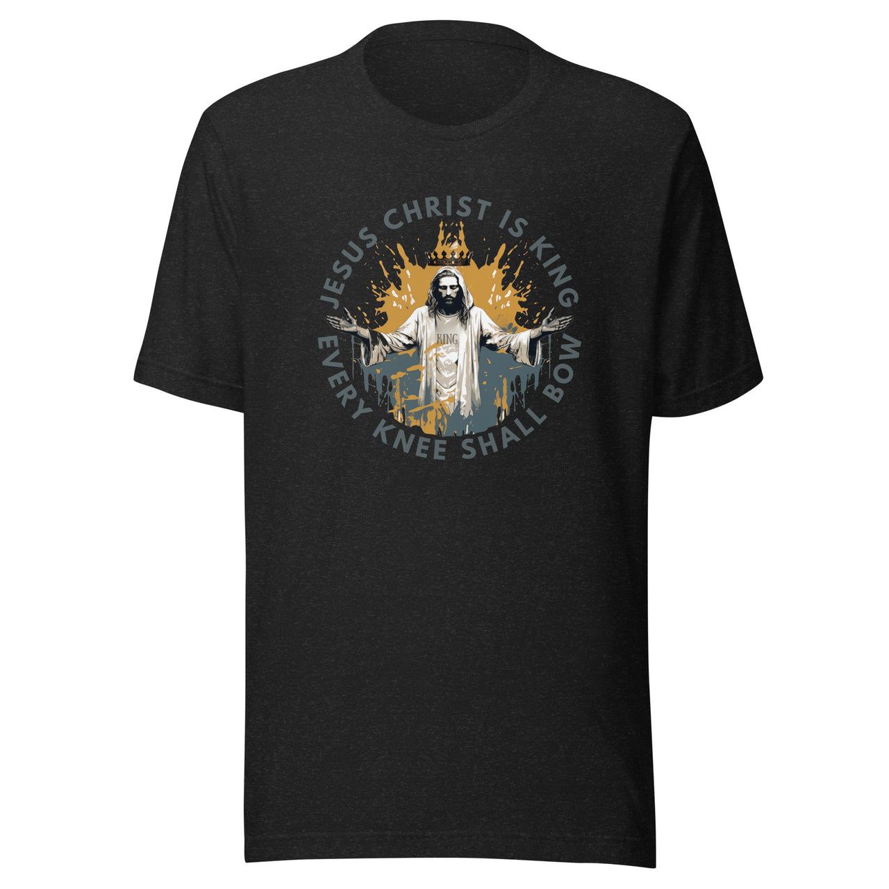 "Every Knee Shall Bow" Unisex Staple T-Shirt 3