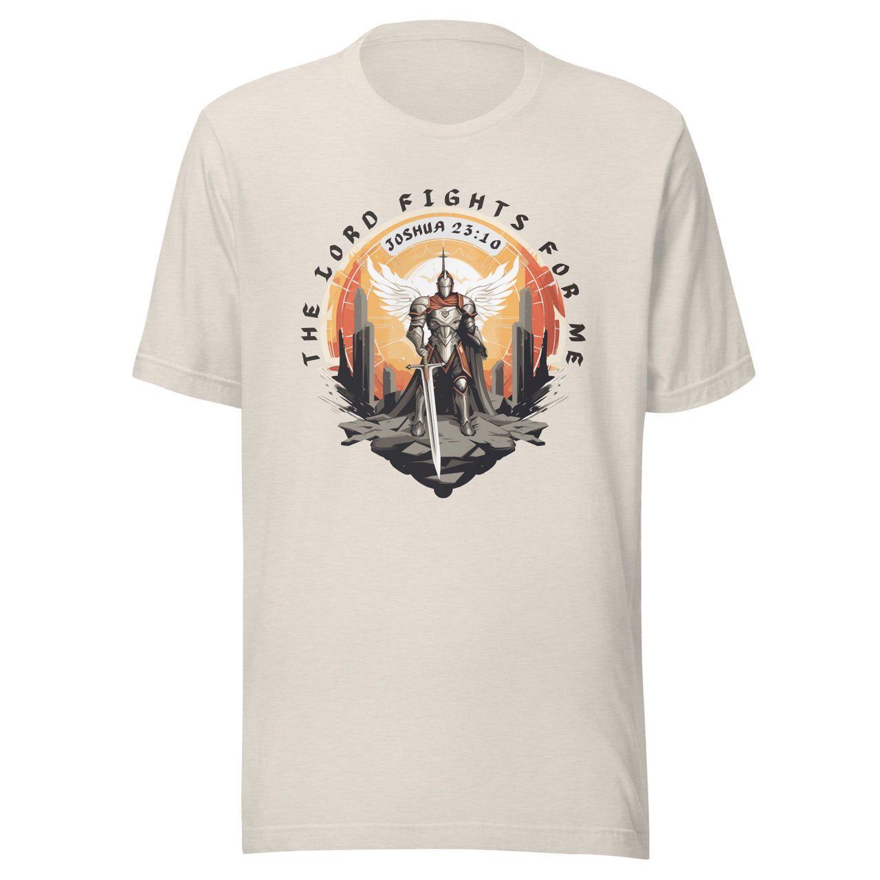 “The Lord Fights for Me” Unisex Staple T-Shirt 5