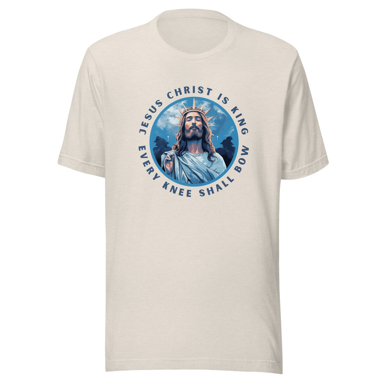 "Every Knee Shall Bow" Unisex Staple T-Shirt 1