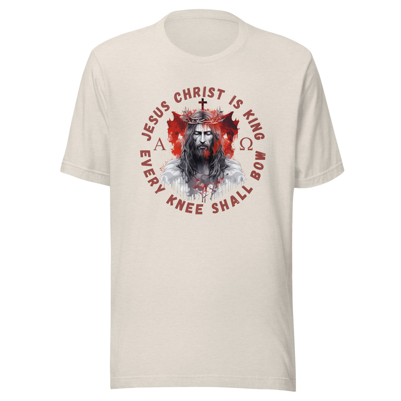 "Every Knee Shall Bow" Unisex Staple T-Shirt 2