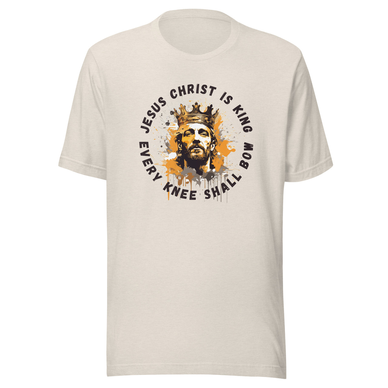 "Every Knee Shall Bow" Unisex Staple T-Shirt 4