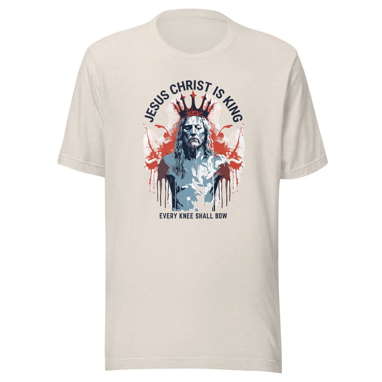 "Every Knee Shall Bow" Unisex Staple T-Shirt 6