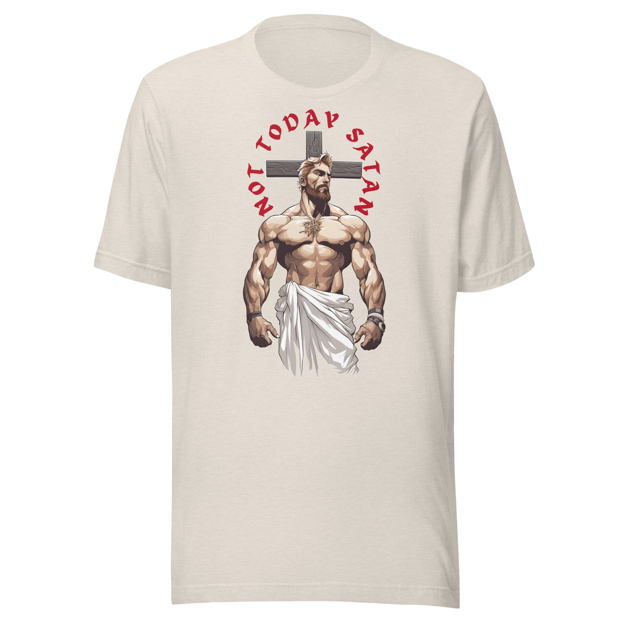 "Not Today Satan" Unisex Staple T-Shirt 3