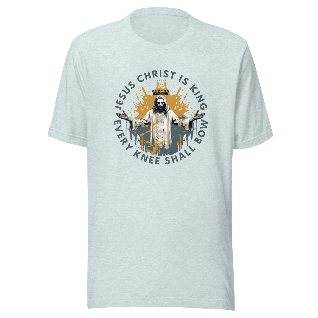 "Every Knee Shall Bow" Unisex Staple T-Shirt 3