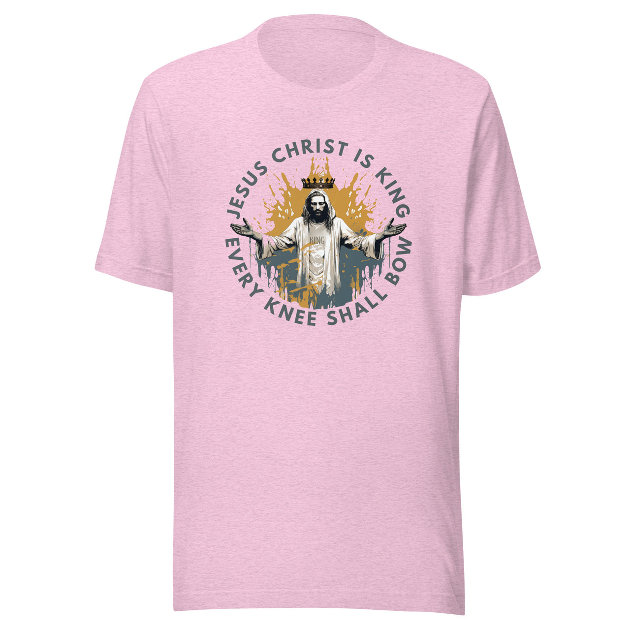 "Every Knee Shall Bow" Unisex Staple T-Shirt 3