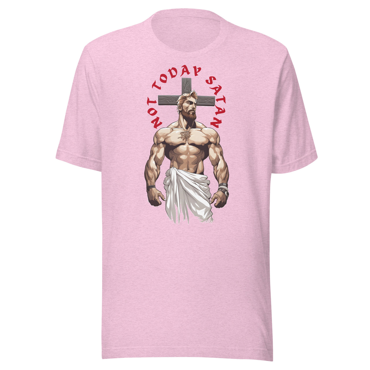 "Not Today Satan" Unisex Staple T-Shirt 3