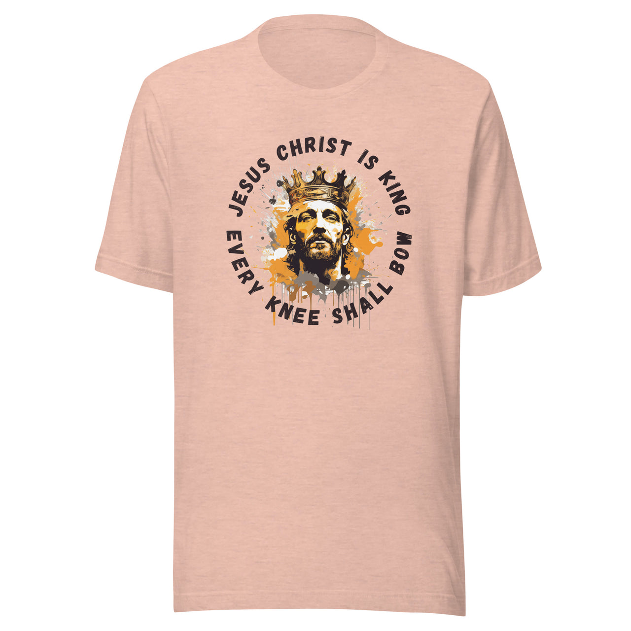 "Every Knee Shall Bow" Unisex Staple T-Shirt 4