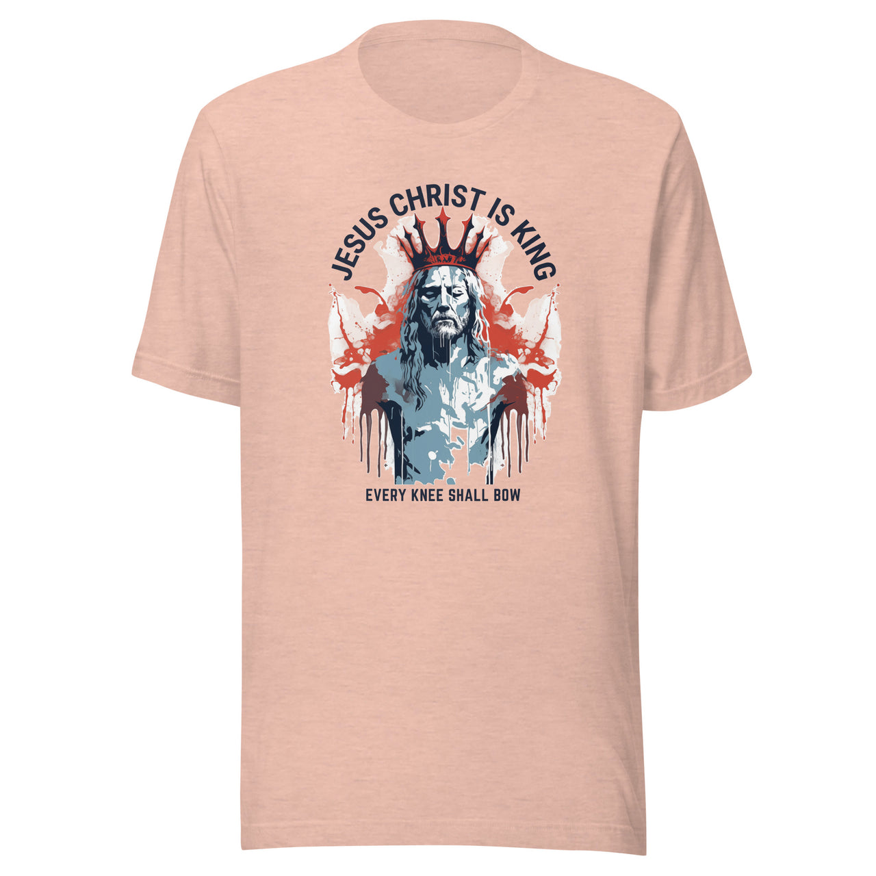 "Every Knee Shall Bow" Unisex Staple T-Shirt 6