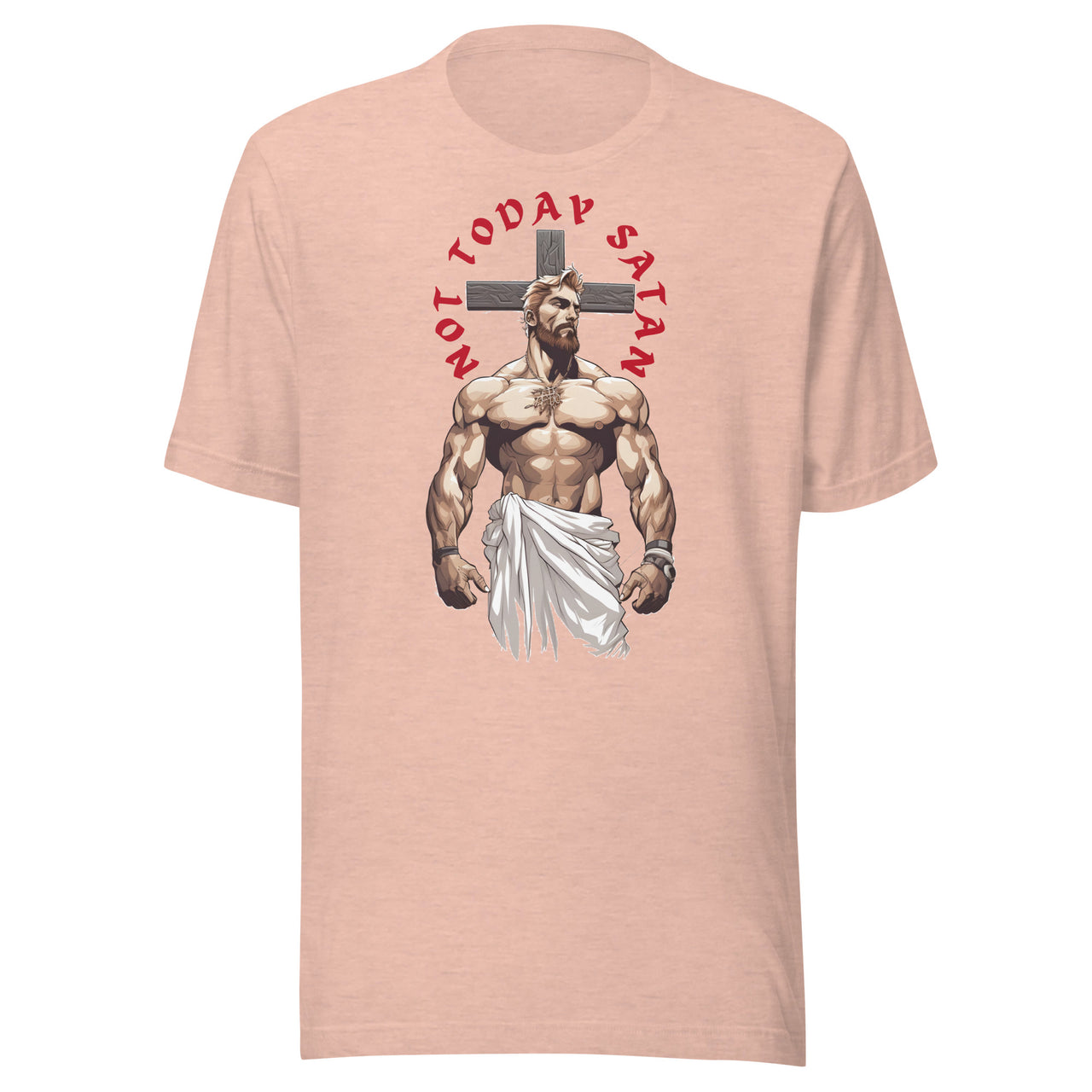 "Not Today Satan" Unisex Staple T-Shirt 3