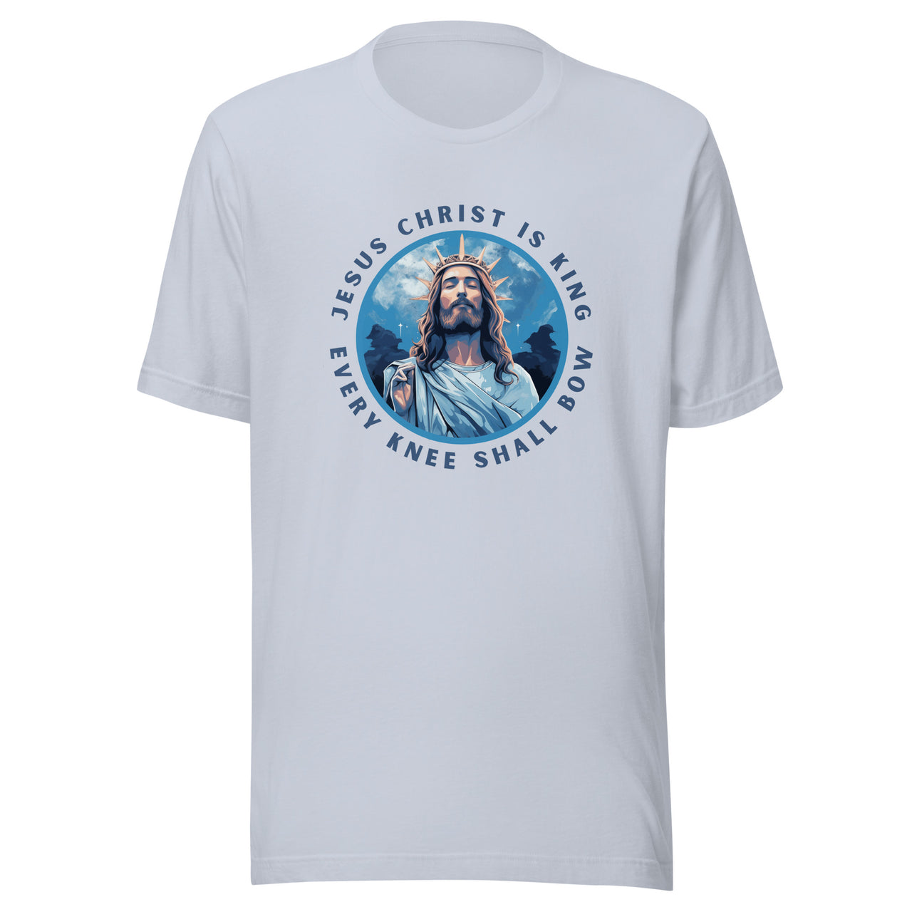 "Every Knee Shall Bow" Unisex Staple T-Shirt 1