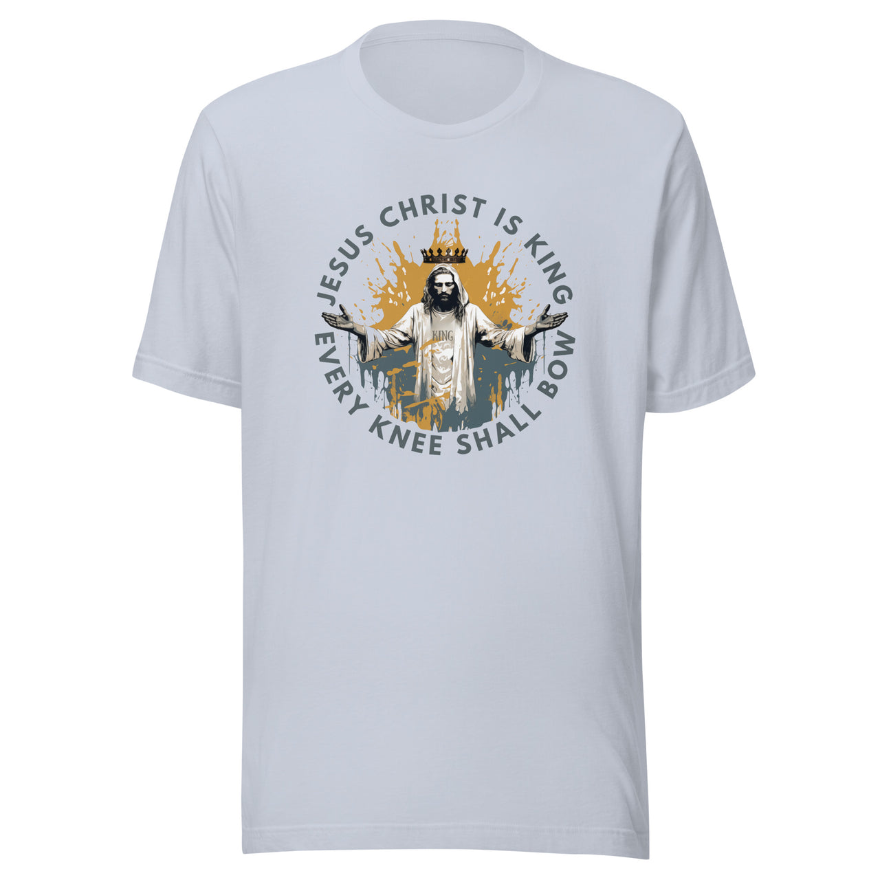 "Every Knee Shall Bow" Unisex Staple T-Shirt 3
