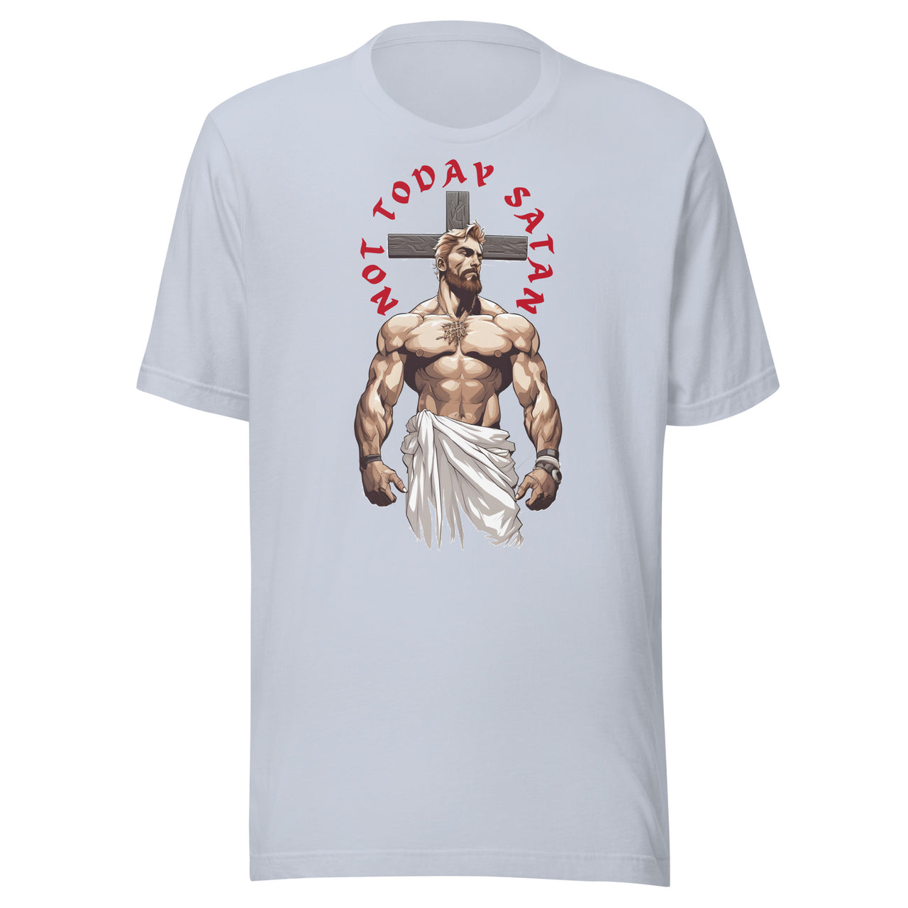 "Not Today Satan" Unisex Staple T-Shirt 3