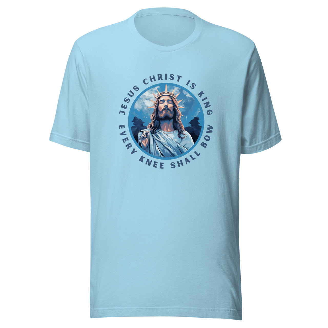 "Every Knee Shall Bow" Unisex Staple T-Shirt 1