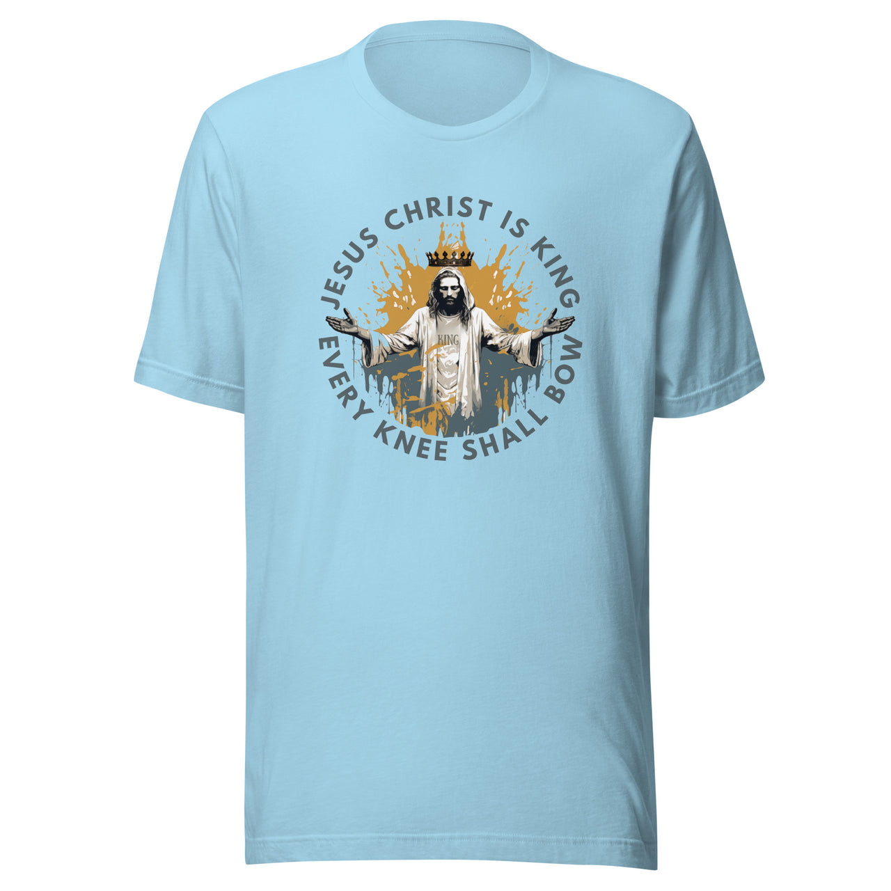 "Every Knee Shall Bow" Unisex Staple T-Shirt 3