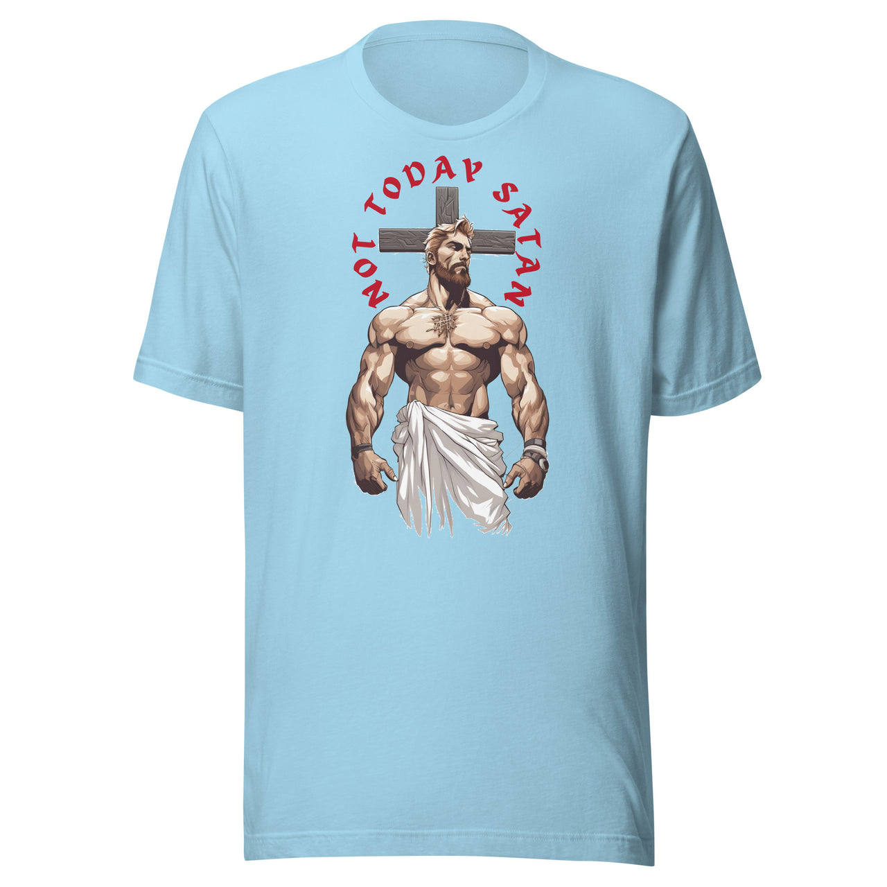 "Not Today Satan" Unisex Staple T-Shirt 3